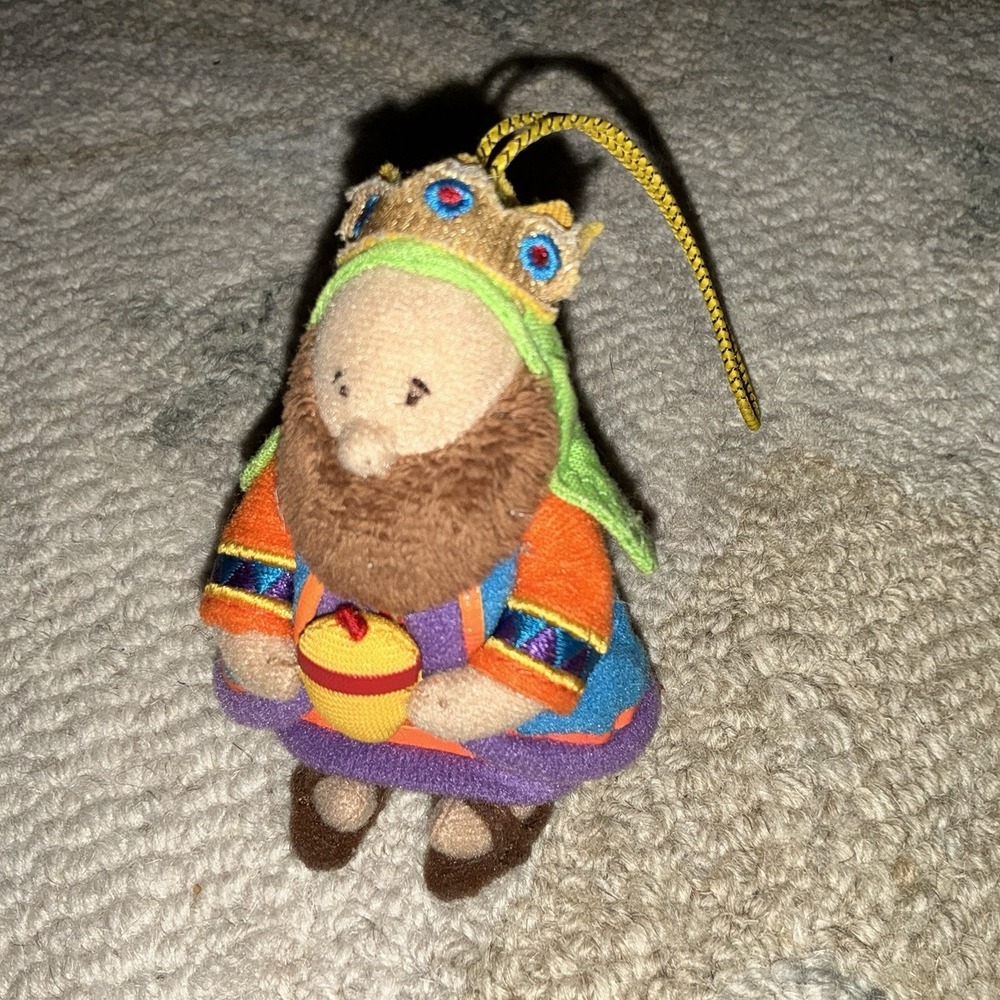 Vintage plush 2005 Hallmark Keepsake Kids 3 Kings Wiseman Ornament
